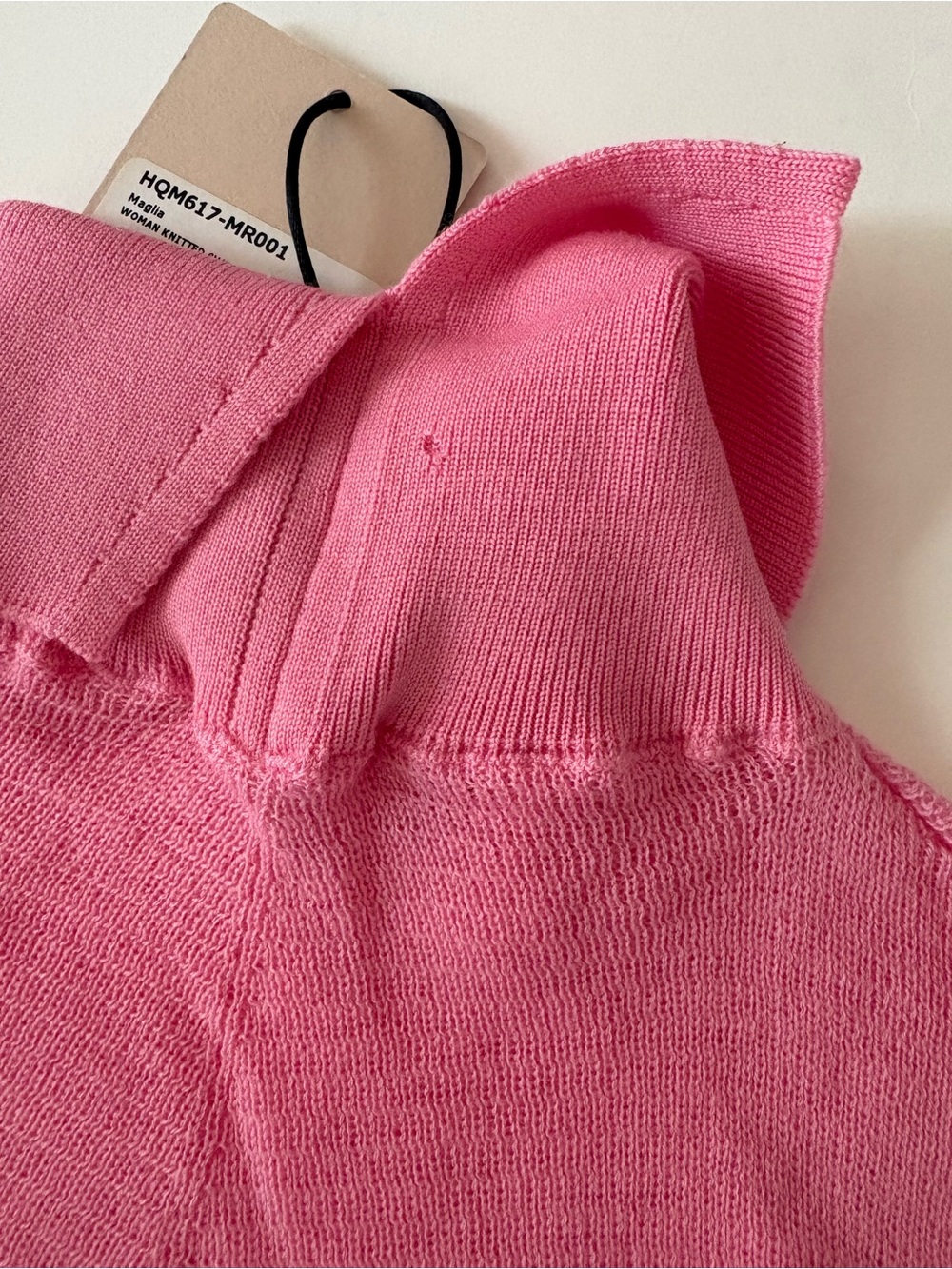 Roberto Cavalli Pink Turtleneck Slim Knit Sweater - Picture 4 of 5